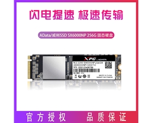 AData/威刚SX6000NP256G XPG PCIE固态硬盘 M.2接口2280 NVME