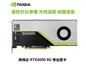 英伟达 NVIDIA Quadro RTX4000 8G 专业显卡