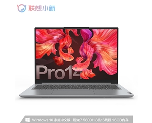 联想小新Pro14 高性能轻薄本 14英寸全面屏笔记本电脑(8核R7-5800H 16G 512G 2.2K 低蓝光护眼屏 )标压锐龙版