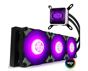 aigo爱国者冰魄T360 RGB版 一体式水冷 CPU散热器(PWM智能温控风扇/全平台支持/静音陶瓷轴承/附硅脂）