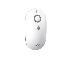 爱国者(aigo)M300 贝母白 无线鼠标 无线蓝牙鼠标 即插即用 超薄办公静音鼠标 笔记本ipad电脑通用