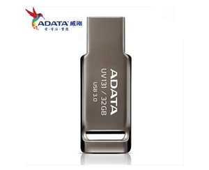 威刚（ADATA）UV131 32GB高速3.1金属优盘学生商务车载音乐优盘防水优盘