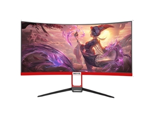 梅捷X8S 27英寸曲面144Hz 高清无边框 RGB光效 电竞液晶显示器