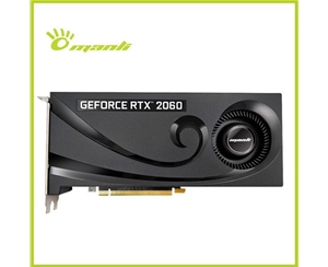 Manli万丽RTX2060 TurboEngine涡轮台式电脑电竞游戏独立显卡GPU专业公版涡轮显示卡