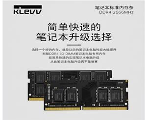 科赋（KLEVV） DDR4 8G 2666 笔记本内存条