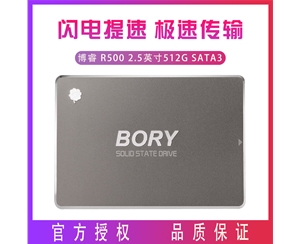 BORY博睿 R500 2.5英寸 512G SATA3 台式机 笔记本 SSD 固态硬盘