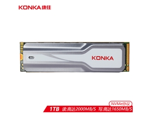 康佳 KONKA 1TB PCIe Gen3 SSD固态硬盘 M.2接口(NVMe协议) 2280 K550系列