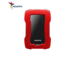 威刚（ADATA）HD330 1T 外接式移动硬盘抗震外壳高容量 红色