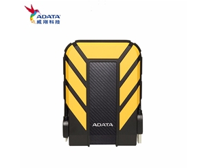 威刚（ADATA）HD710PRO USB3.0三防移动硬盘防水防尘防震户外摄影旅行 黄色 1TB