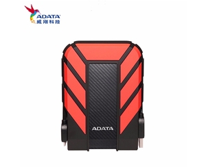 威刚（ADATA）HD710PRO USB3.0三防移动硬盘防水防尘防震户外摄影旅行 红色 1TB