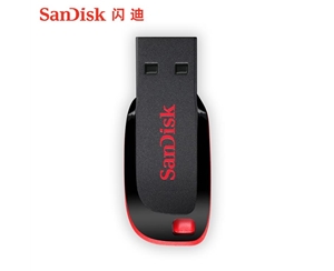 SanDisk闪迪 U盘 酷刃 CZ50 8g 2.0u盘 加密车载 高速迷你u盘