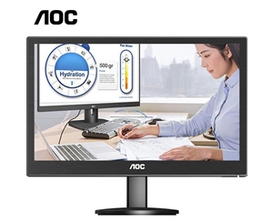 AOC电脑显示器 15.6英寸可壁挂 LED背光节能环保 商务办公显示屏E1670SWUE