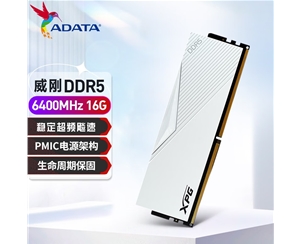 威刚XPG内存 16G 6400 DDR5（釉白） 内存条